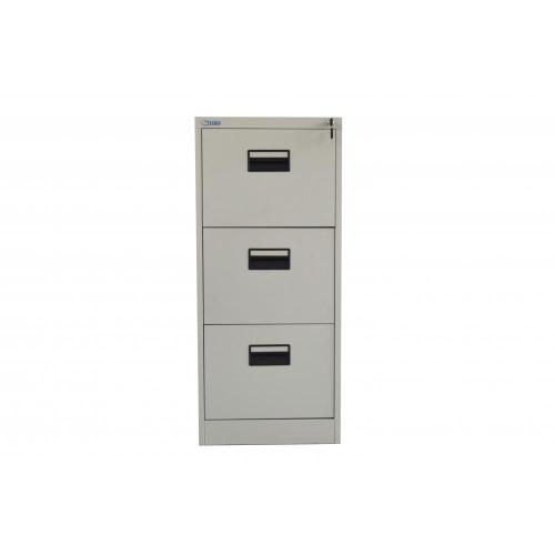 Foolscap Storage Metal Vertical 3 Drawer Filing Cabinet