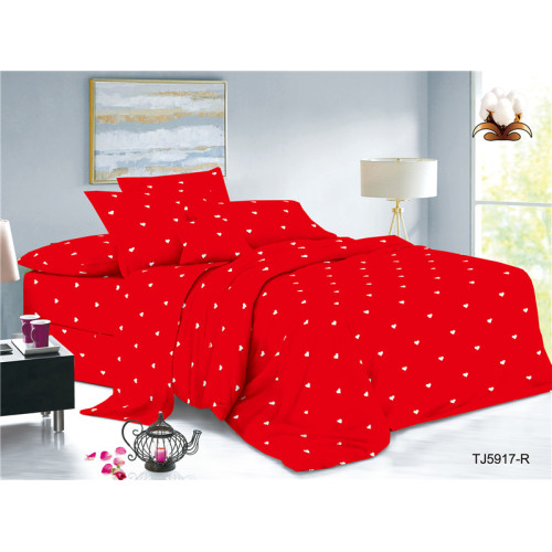 Cotton Polyester Plain Dyed Dots Children's Bedding Sheets