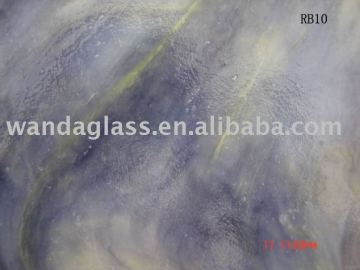 Stained glass sheet (purple SP glass )