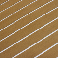 Brown and white Boat Flooring