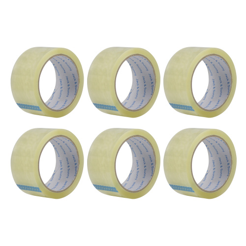 Low noise bopp packing adhesive tape