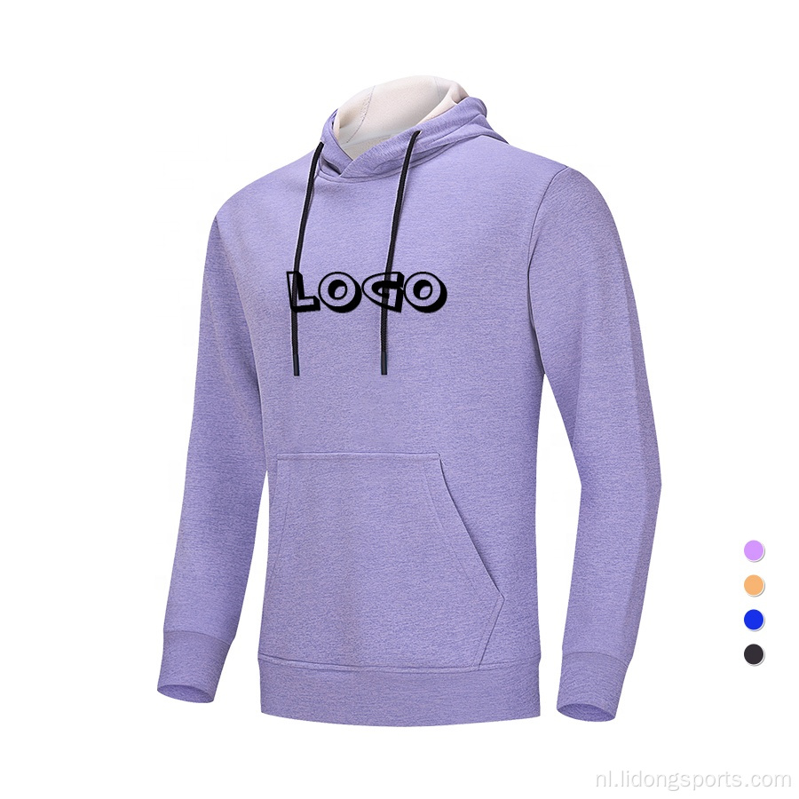 Aangepaste lege unisex hoodie set accepteren logo ontworpen