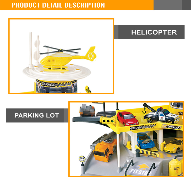 Wheel Car Parking Garage Toy
