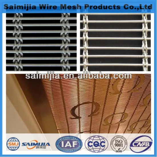 Architectural modern office wire mesh wall curtain decoration