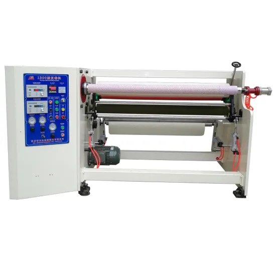 Automatic Double Shaft Masking Paper Tape Rewinder Jumbo Roll Machine