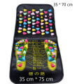 Reflexology Walk Stone Road Foot Massage Mat Acupressure Relax Massage Pad Foot Spa Leg Pain Relief Healthcare Walk Massager Mat