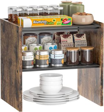 Best 3-Layer Wood Trays for Spice Kitchen Organizer & Storage