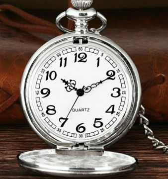Classic Movie Theme Pocket Watch chain Quartz Pocket Watch Necklace Mens Womens Gift