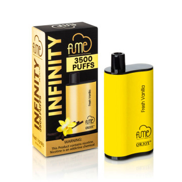 Fume Infinity 3500 퍼프 일회용 vape 상자