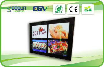 30mm Acrylic Double Side Magnetic Led Light Box For Display / Advertising Oem Odm