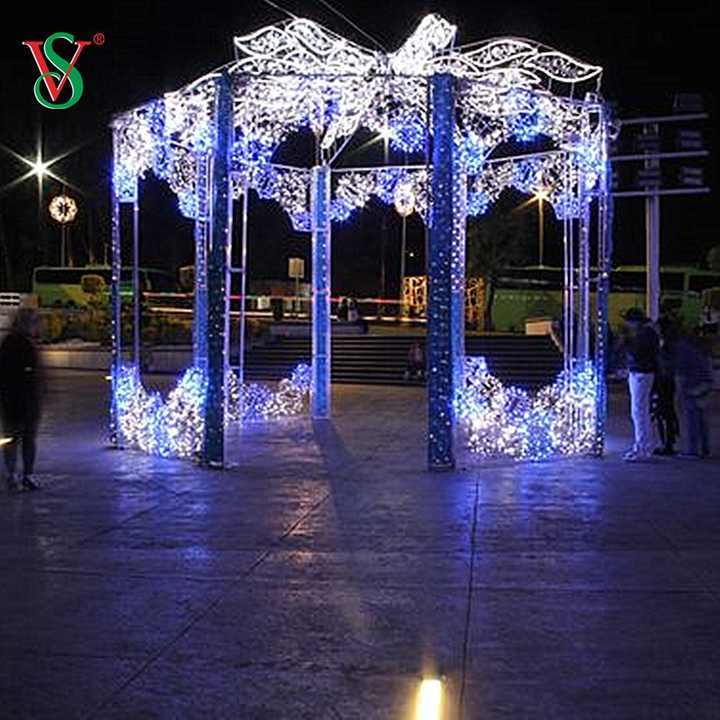 Outdoor Customized Christmas Castle Motif Light Display