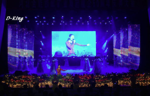 Lightweight P7.62 Stage Led Screens For Party , Animation Indoor Led Display
