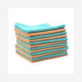 40x40cm blue fast drying car cleaning cloth