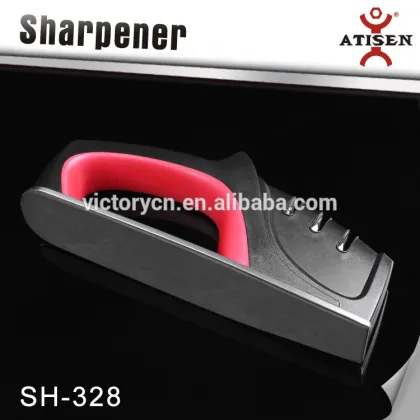 stainless steel holder with 3 Stage Knife Sharpener