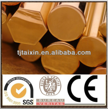 hexagonal copper bar