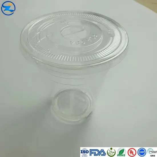 100% Biodegradable Original Color Thermoformed PLA Cup