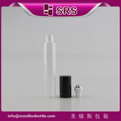 100% no leakage 8ml glass roller bottle,mini perfume glass rollon bottle