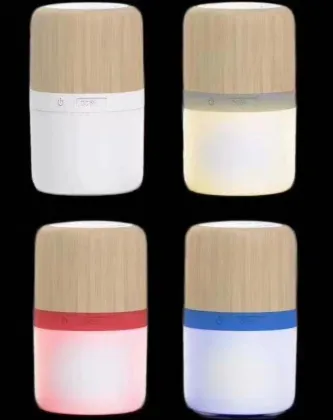 Bamboo Wood Grain Wireless Bluetooth Speaker - Mini Portable Audio Loudspeaker