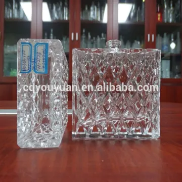 Square Bottle with Perfume Spray Pump Perfume Bottles 100ML Luxury