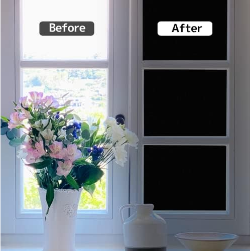 Película de ventana de apagón con diseños