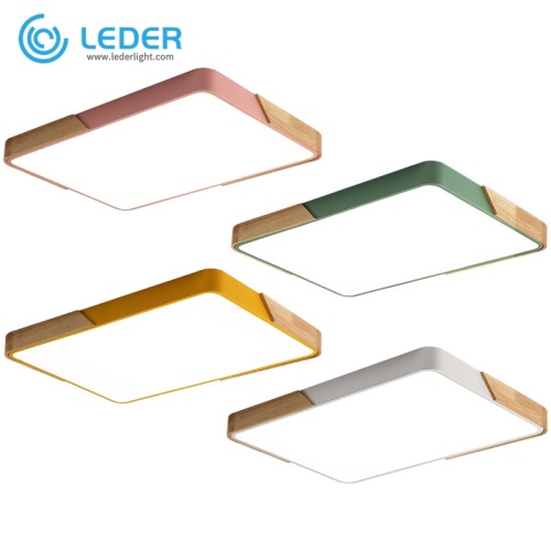 LEDER White Targe Ceiling Lamps