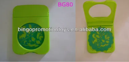 kids drwaing stencil with plastic box