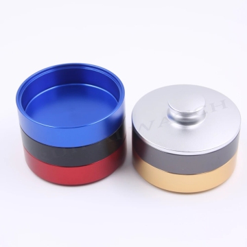5-Piece Set: Large (70*17mm) and Small (70*13mm) Aluminum Alloy Watchmaker's Oil Pots with Lids