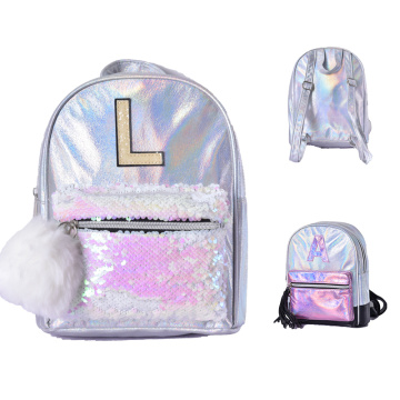 PU Letter Sequin Backpack Backpack Kids Pack