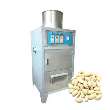 Electric Peanut and Nut Skin Removing Peeler - Cashew Red Skin Peeling Machine
