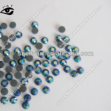 Hot fix rhinestone 3mm ss10 loose crystal jet AB for clothing
