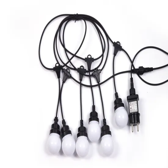 Patio Crystal Garden Porch G50 Milky Bulb String Lights for Outdoor Christmas Decorations