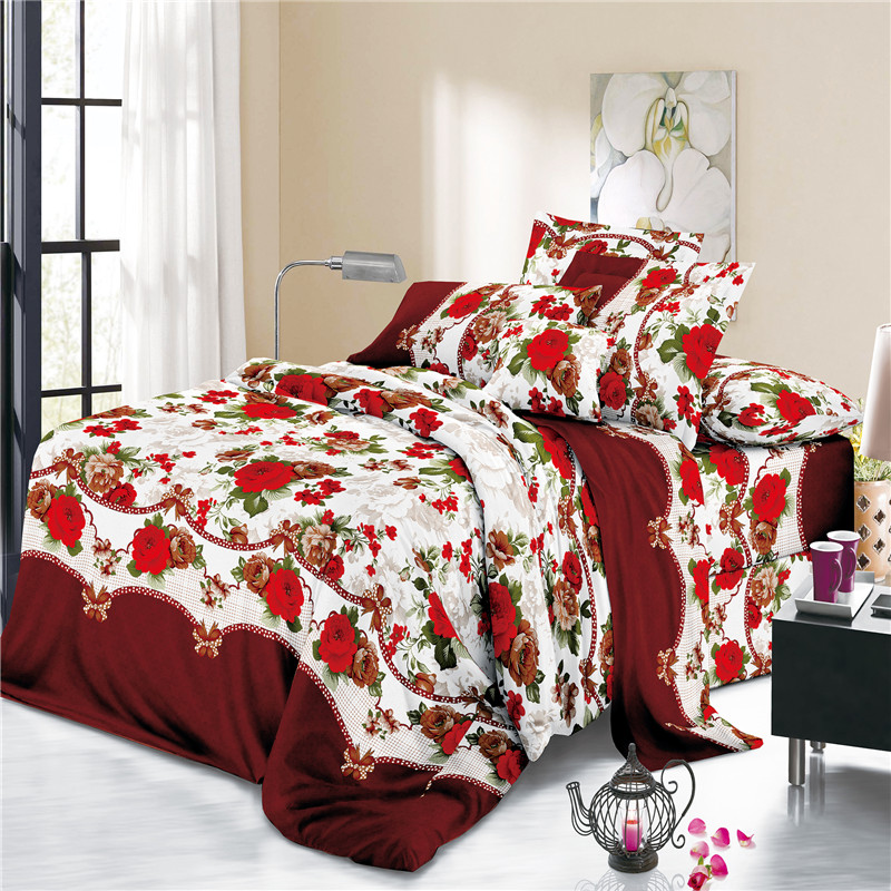 Popular Polyester Woven Disperse Print Girls Sheets Fabric