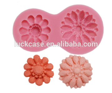 Cute Design 3D Flower Printing Decoration Shape Silicone Bakeware Chocolate Cake Baking Mold Fondant Cake Mold Cake Tools