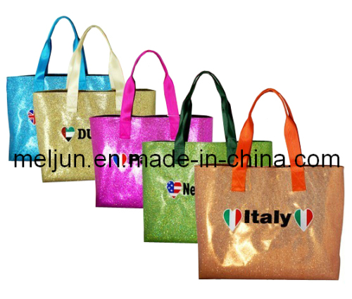 Colorful Shining PVC Shopping Bag