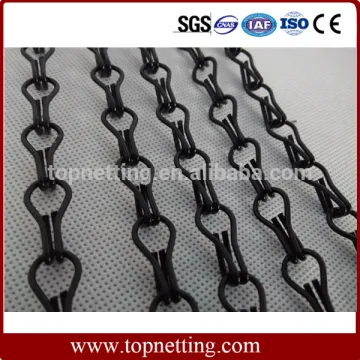 Decorative metal chain door curtains fly screen