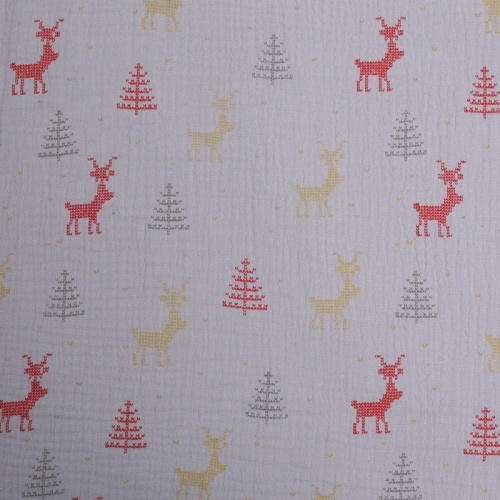 New Products For Chirdren Cotton Gauze Printed Fabric