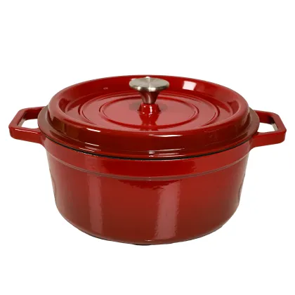 Non-Stick Cast Iron Cooking Pot and Enamel Cookware Collection: Including Cast Iron Soup Pot