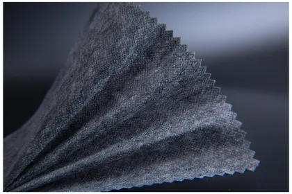 Polyester garment nonwoven fusible interlining lining fabric