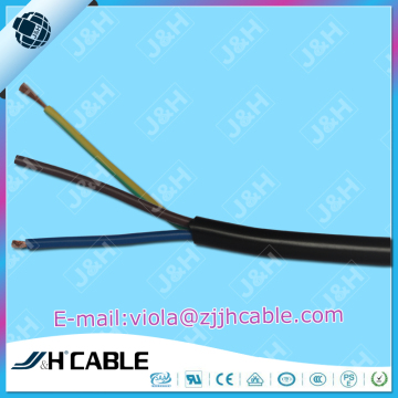 Multi conductor pvc coated cable blue brown green/yellow color with inmetro IEC