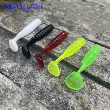 NEWMAJOR 36mm 0.9g TPE Soft Bait Fishing Worm Lure