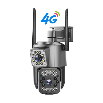4MP 2K Digital Zoom Dual Lens IP Camera - Wireless Outdoor Smart Home Night Vision V380