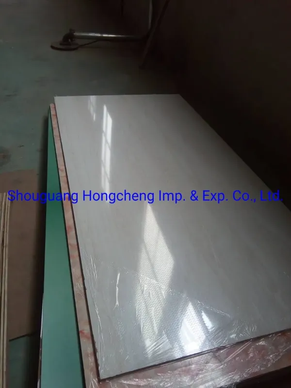 High Glossy Melamine MDF Board/UV MDF for Furniture Decoration