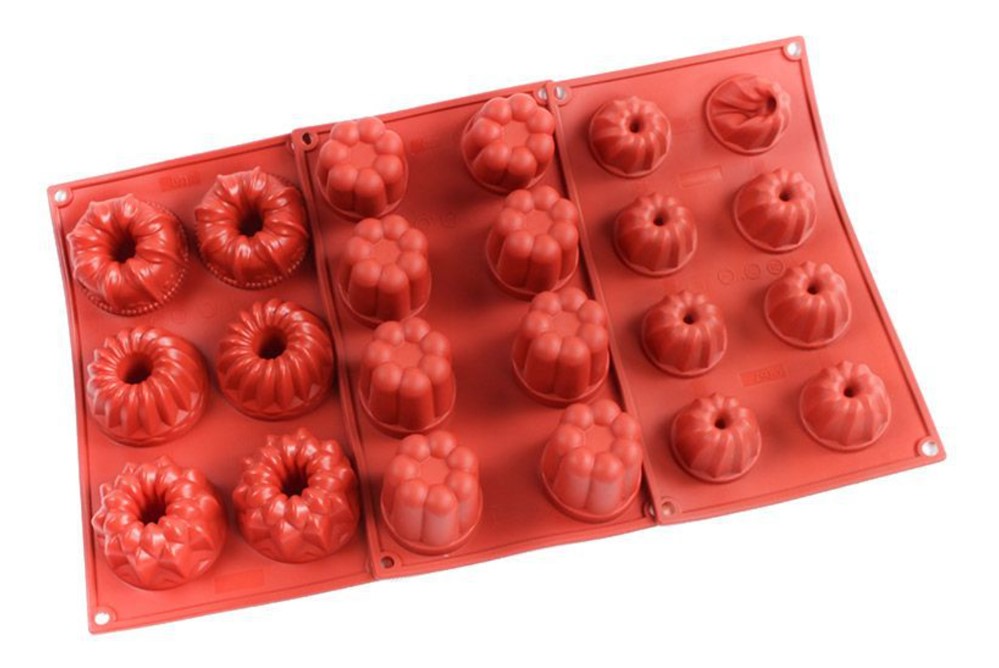 Flower Silicone Mousse Cake Mold (9)