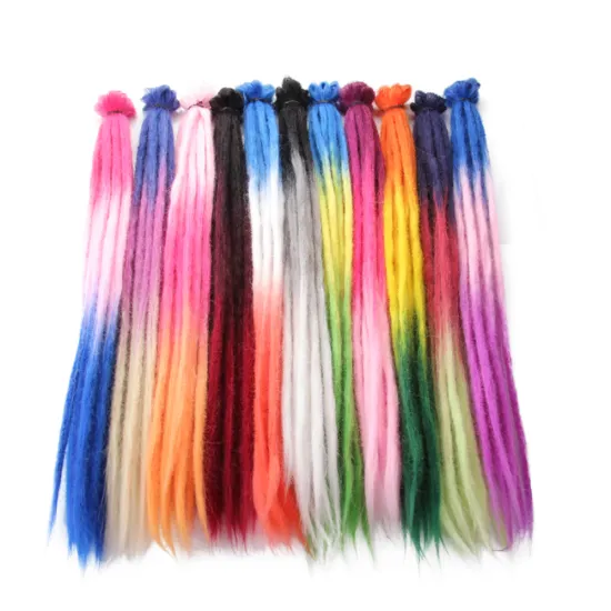Alileader Cheap Selling Afro Hair Extensions Synthetic Soft Dreadlocks Crochet Braids Artificial Dreadlock Extensions