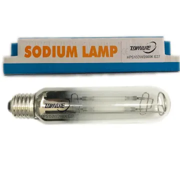 Double Tube High Pressure Sodium Vapour Lamp 150W T38 E27 Long Life High Sodium Lamp