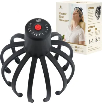 Vital care Electric Scalp Massager, 3 Modes Cordless Head Scratcher for Stress Relax, Birthday & Christmas Gift