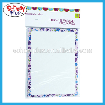 Hot promotional white magnetic dry erase board for students