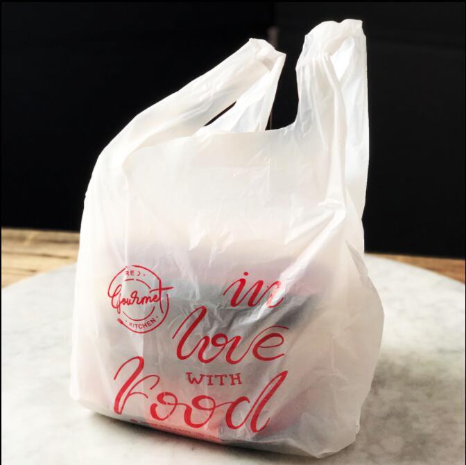 Supermarket Shopping Plastic Vest Bags Gifts Cosmetic Food Wedding Packaging