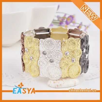 Width Band Jewelled Bauble Symphony Bracelet