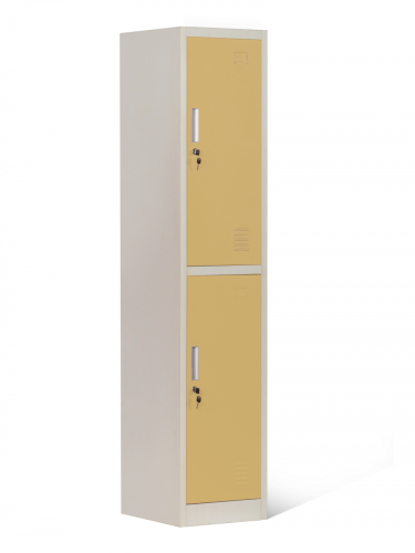 2 Tier Steel Locker Cabinet for Office